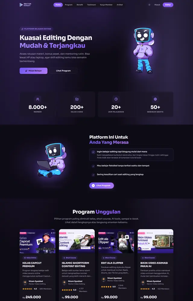 Website Sector Ngedit